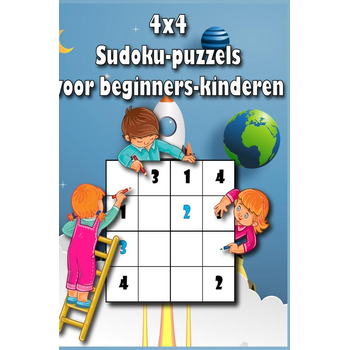 4x4 sudoku puzzels voor kinderen (Paperback) bij Singel 344