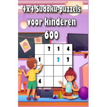 4x4 sudoku voor kids 600 (Paperback) bij Singel 344