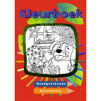 Kleurboek - Met heel veel leuke dieren om in te kleuren ! (Paperback) bij Singel 344