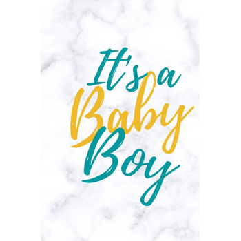 Babyshower gastenboek It's a baby boy (Paperback) bij Singel 344