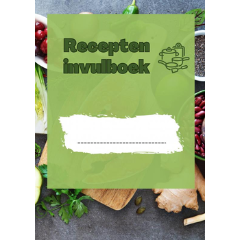 Recepten invulboek (Paperback) bij Singel 344