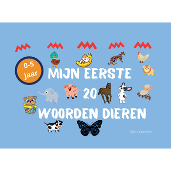 Mijn eerste 20 woorden dieren (Paperback) bij Singel 344