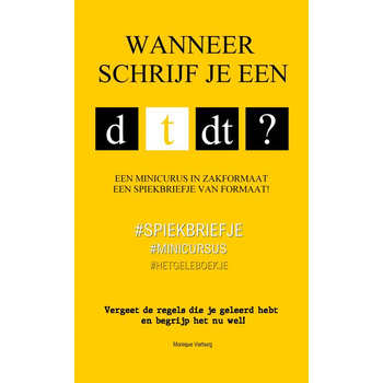 Wanneer schrijf je een d, t of dt? (Paperback) bij Singel 344
