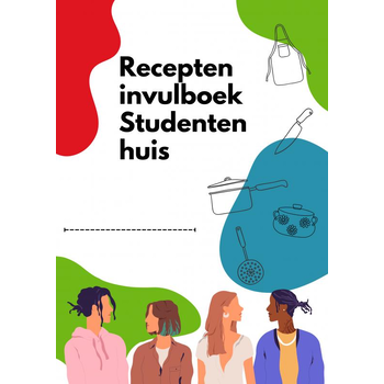 Recepten invulboek Studentenhuis (Paperback) bij Singel 344