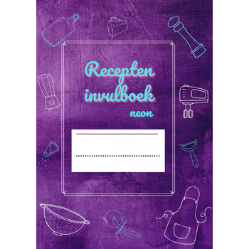 Recepten invulboek Neon (Paperback) bij Singel 344