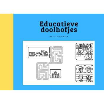 Educatieve doolhofjes voor kinderen (Paperback) bij Singel 344