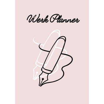 Werkplanner - To Do Planner - A4 ongedateerd Pink. (Paperback) bij Singel 344