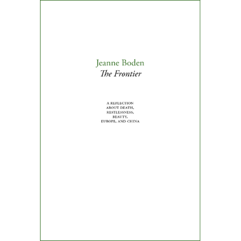 The Frontier (Paperback) bij Singel 344