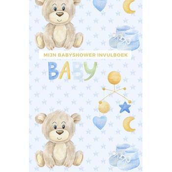 Mijn Babyshower Invulboek – Ook geschikt als Babyshower Gastenboek (Paperback) bij Singel 344