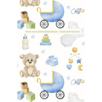 Mijn Kraambezoekboek / Geboorteboek | Geschikt als Kraamcadeau meisje en Kraamcadeau jongen (Paperback) bij Singel 344