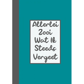 Wachtwoordenboekje / Wachtwoorden Boekje - Allerlei Zooi Wat Ik Steeds Vergeet (Paperback) bij Singel 344