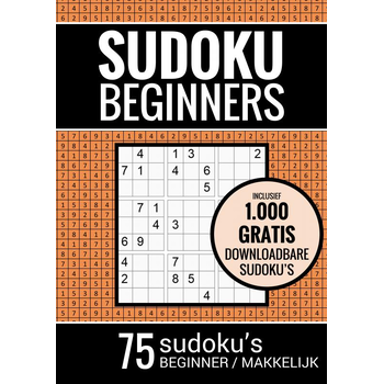 Sudoku Makkelijk - Puzzelboek voor Beginners: 75 Makkelijke Sudoku Puzzels voor Volwassenen en Ouderen (Paperback) bij Singel 344