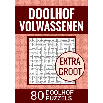 Boek Cadeau - Puzzelboek voor Ouderen, Slechtzienden, Senioren, Oma, Opa - Doolhof voor Volwassenen - Extra Groot, Type XL/XXL (Paperback) bij Singel 344