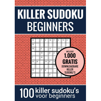 Sudoku Makkelijk: KILLER SUDOKU - Puzzelboek met 100 Makkelijke Puzzels voor Volwassenen en Ouderen (Paperback) bij Singel 344