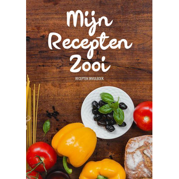 Leuke Cadeaus voor Vrouwen, Mannen, Vriend en Vriendin - Recepten Invulboek / Receptenboek - "Mijn Recepten Zooi" (Paperback) bij Singel 344