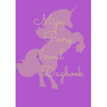 Mijn pony invul dagboek paars (Paperback) bij Singel 344