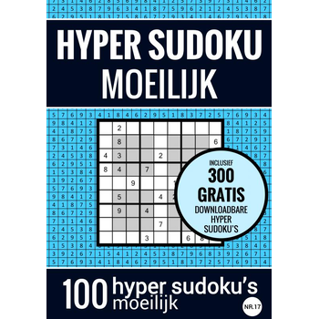 HYPER SUDOKU - Sudoku Moeilijk - nr. 17 - Puzzelboek met 100 Moeilijke Puzzels voor Volwassenen en Ouderen (Paperback) bij Singel 344