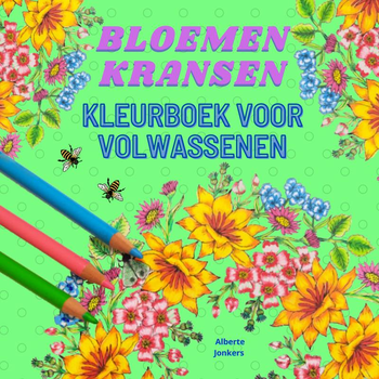 Bloemenkransen kleurboek voor volwassenen (Paperback) bij Singel 344