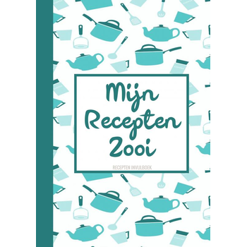 Kerstcadeau voor Vrouwen, Mannen, Vriendin, Vriend - Recepten Invulboek / Receptenboek - "Mijn Recepten Zooi" (Paperback) bij Singel 344