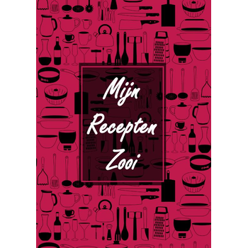 Receptenboek Invulboek - Blanco Recepten Notitieboek Om Zelf in te Vullen - "Mijn Recepten Zooi" (Paperback) bij Singel 344