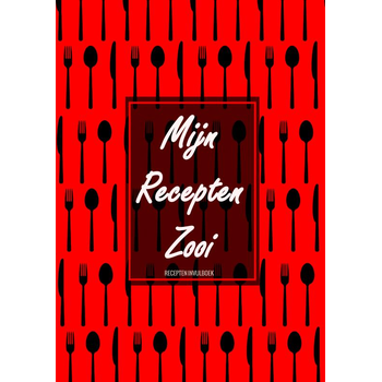 Kerstcadeau - Blanco Recepten Invulboek - "Mijn Recepten Zooi" (Paperback) bij Singel 344