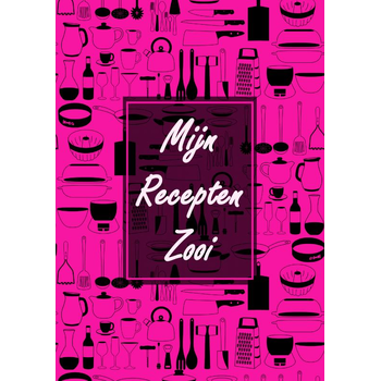 Boekcadeau Vrouw / Boek Cadeau Collega - Blanco Recepten Invulboek - "Mijn Recepten Zooi" (Paperback) bij Singel 344