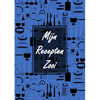 Boek Cadeau Man / Vrouw / Collega - Blanco Recepten Invulboek - "Mijn Recepten Zooi" (Paperback) bij Singel 344