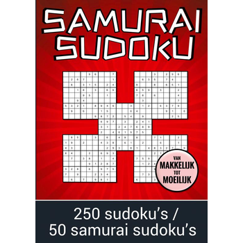 Samurai Sudoku - van Makkelijk tot Moeilijk - 250 Sudoku's / 50 Samurai Sudoku's (Paperback) bij Singel 344