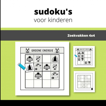 Educatieve sudoku's voor kinderen (Paperback) bij Singel 344