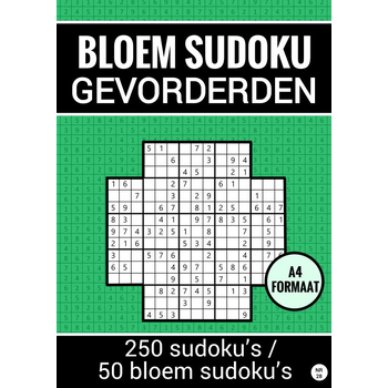 Bloem Sudoku Gevorderden - 250 Sudoku's / 50 Bloem Sudoku's - nr. 28 (Paperback) bij Singel 344