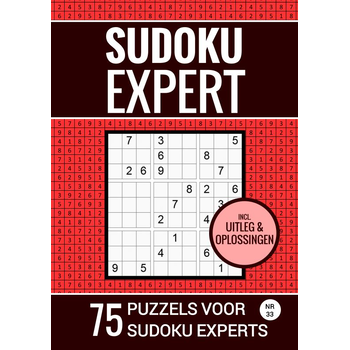 Sudoku Expert - 75 Puzzels voor Sudoku Experts - Nr. 33 (Paperback) bij Singel 344