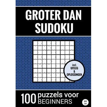 Groter Dan Sudoku - 100 Puzzels voor Beginners - Nr. 34 (Paperback) bij Singel 344