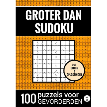 Groter Dan Sudoku - 100 Puzzels voor Gevorderden - Nr. 35 (Paperback) bij Singel 344