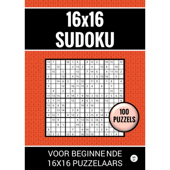 16x16 Sudoku - 100 Puzzels voor Beginnende 16x16 Puzzelaars - Nr. 37 (Paperback) bij Singel 344