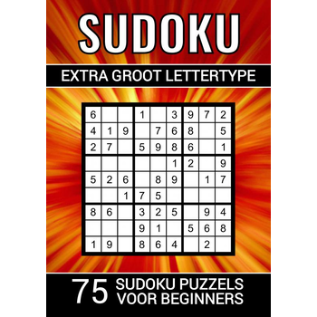 Sudoku Extra Groot Lettertype - 75 Sudoku Puzzels voor Beginners (Paperback) bij Singel 344