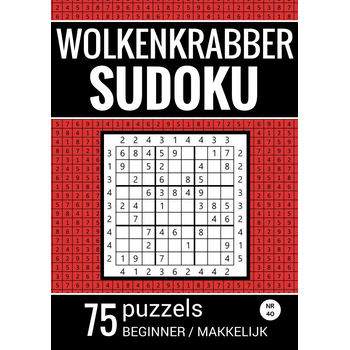 Wolkenkrabber Sudoku - Nr. 40 - 75 Puzzels - Beginner / Makkelijk (Paperback) bij Singel 344