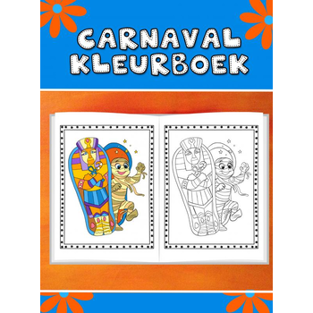 Leuk carnaval kleurboek voor kinderen (Paperback) bij Singel 344