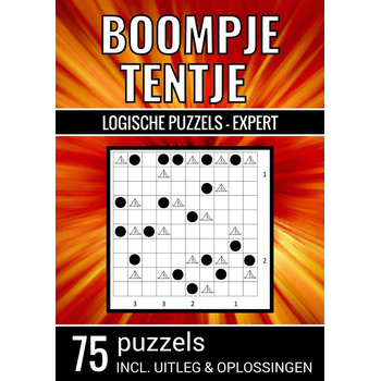 Boompje Tentje - Logische Puzzels Expert - 75 Puzzels, Incl. Uitleg & Oplossingen (Paperback) bij Singel 344