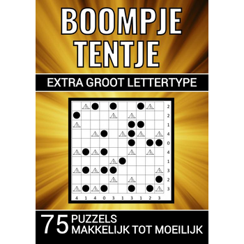 Boompje Tentje - Extra Groot Lettertype - 75 Puzzels, Makkelijk tot Moeilijk (Paperback) bij Singel 344