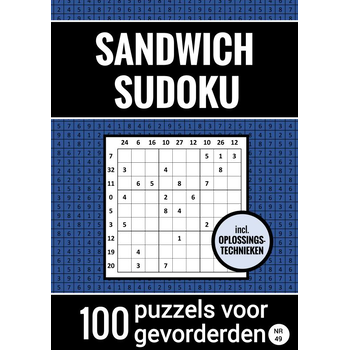 Sandwich Sudoku - 100 Puzzels voor Gevorderden - Incl. Oplossingstechnieken - Nr. 49 (Paperback) bij Singel 344