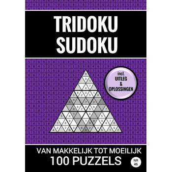 Tridoku Sudoku - 100 Puzzels Makkelijk tot Moeilijk - Nr. 46 (Paperback) bij Singel 344