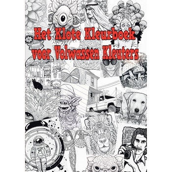 Het Klote Kleurboek voor Volwassen Kleuters (Paperback) bij Singel 344