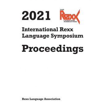 2021 International Rexx Language Symposium (Paperback) bij Singel 344
