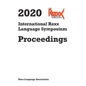 2020 International Rexx Language Symposium Proceedings (Paperback) bij Singel 344