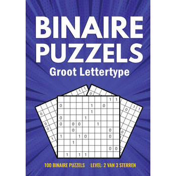Binairo Groot Lettertype - 100 Binaire Puzzels - Level: 2 van 3 Sterren (Paperback) bij Singel 344
