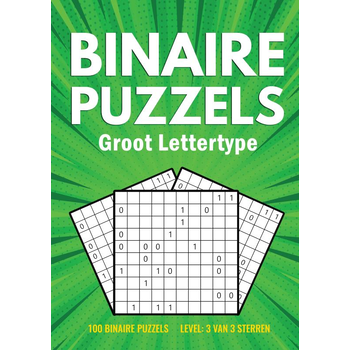 Binairo Groot Lettertype - 100 Binaire Puzzels - 3 van 3 Sterren (Paperback) bij Singel 344