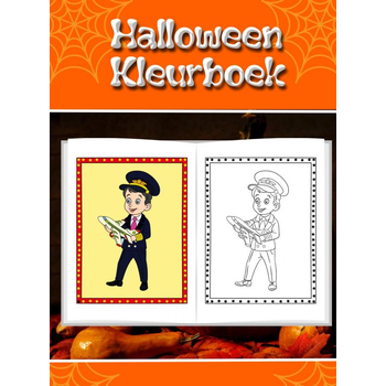 Leuk halloween kleurboek voor kinderen (Paperback) bij Singel 344