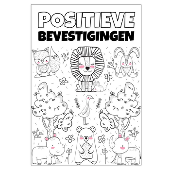 Positieve Bevestigingen - Kleurboek - Groep 1,2,3 (Paperback) bij Singel 344