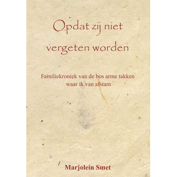Opdat zij niet vergeten worden (Hardback) bij Singel 344