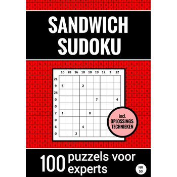 Sandwich Sudoku - 100 Puzzels voor Experts - Inclusief Oplossingstechnieken - Nr. 50 (Paperback) bij Singel 344